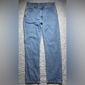 Vintage Levi's Jeans Mens 34 505 Straight Light Wash Bat Wing Streetwear Casual